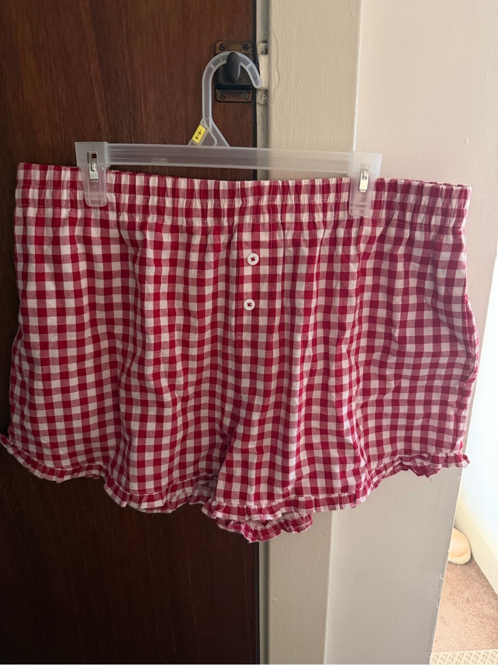 Red Gangnam boxer shorts